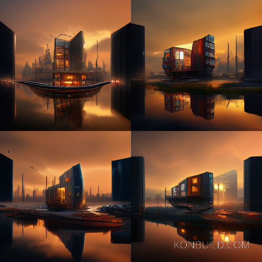 Concept ideas for a container home.