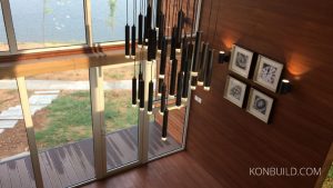 Prefab home from China interior, great for Malaysian resorts.