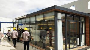 A Chinese prefabricated home is built in record time.